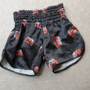 Strut Muay Thai Shorts Small Black All Over Print E30 M3
